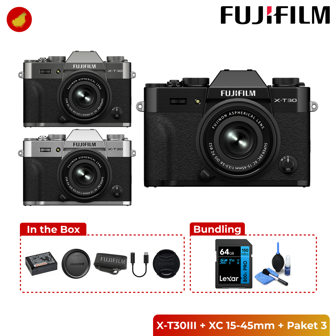 FUJIFILM X-T30III + XC 15-45mm F3.5-5.6 OIS PZ