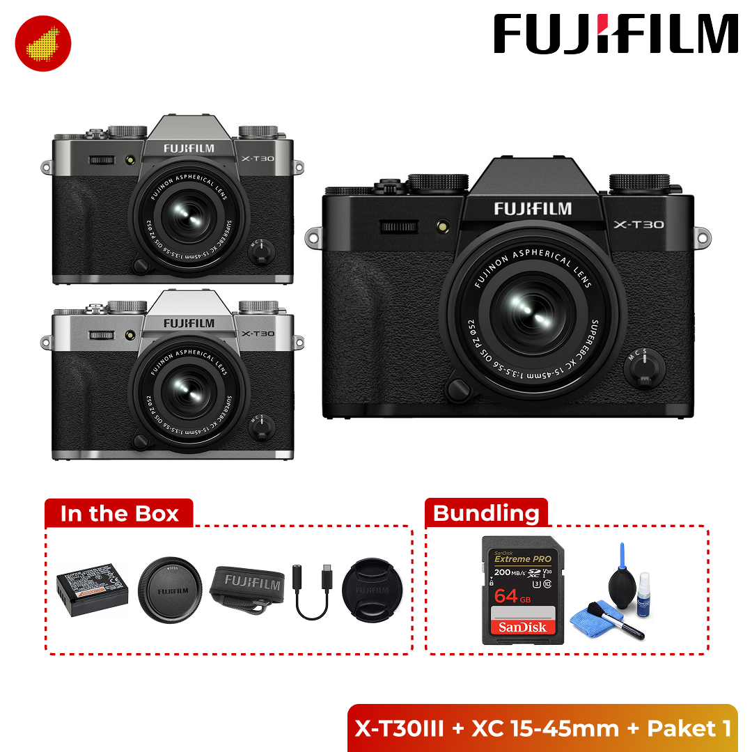 FUJIFILM X-T30III + XC 15-45mm F3.5-5.6 OIS PZ