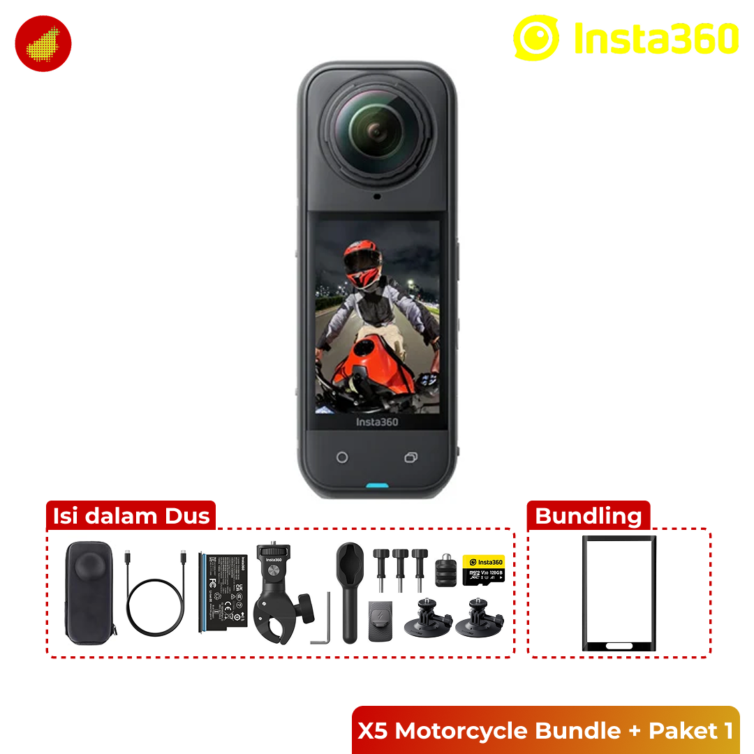 Insta360 X5 Motorcycle Bundle