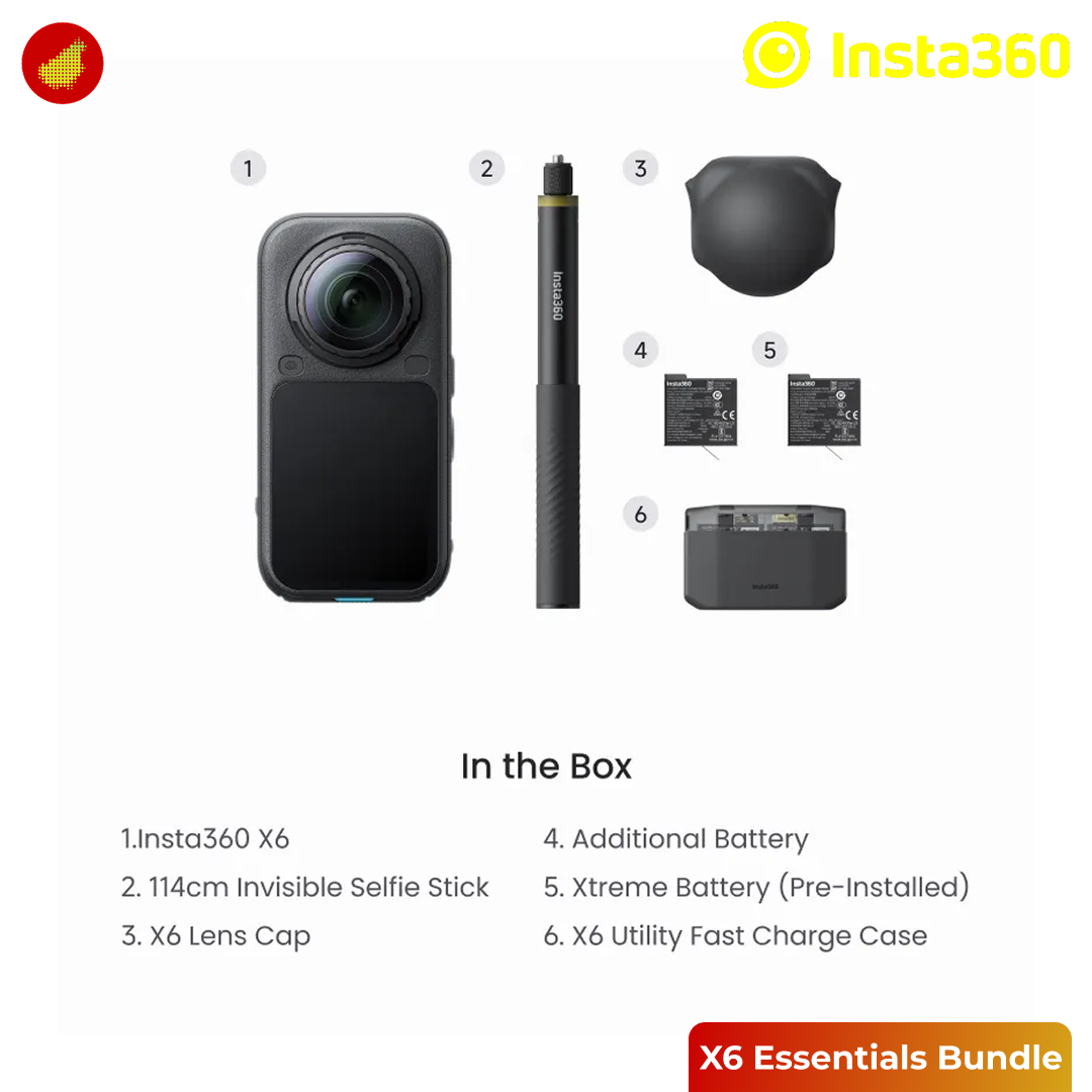 Insta360 X6 Essentials Bundle