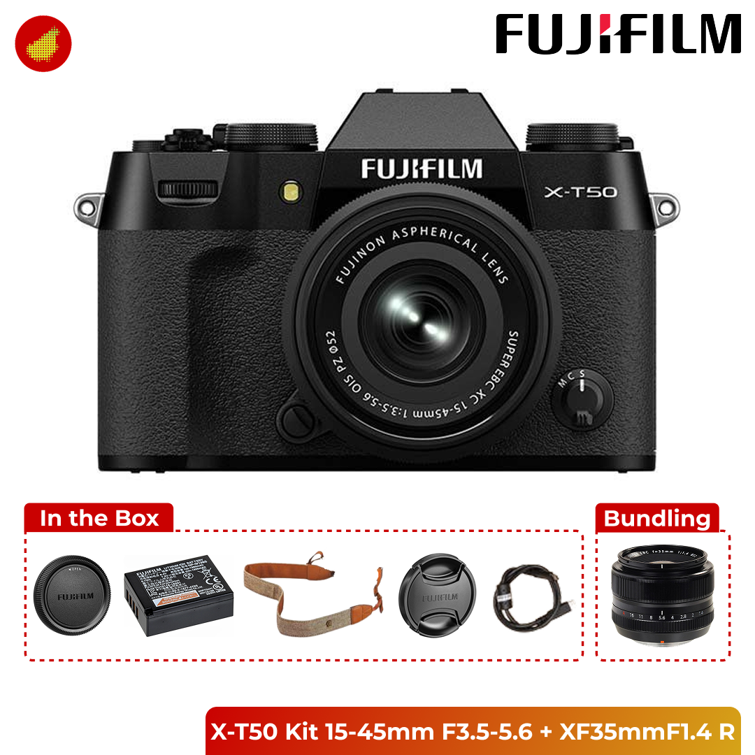Fujifilm X-T50 Kit 15-45mm F3.5-5.6