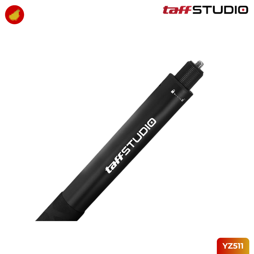 TaffSTUDIO Selfie Stick 1.1 Meter Tongsis Selfie Stick Ultra Long Invisible For Insta360 |GoPro | DJI