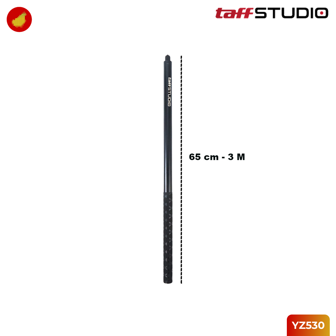 TaffSTUDIO Selfie Stick 3 Meter Tongsis Selfie Stick Ultra Long Invisible For Insta360 |GoPro | DJI