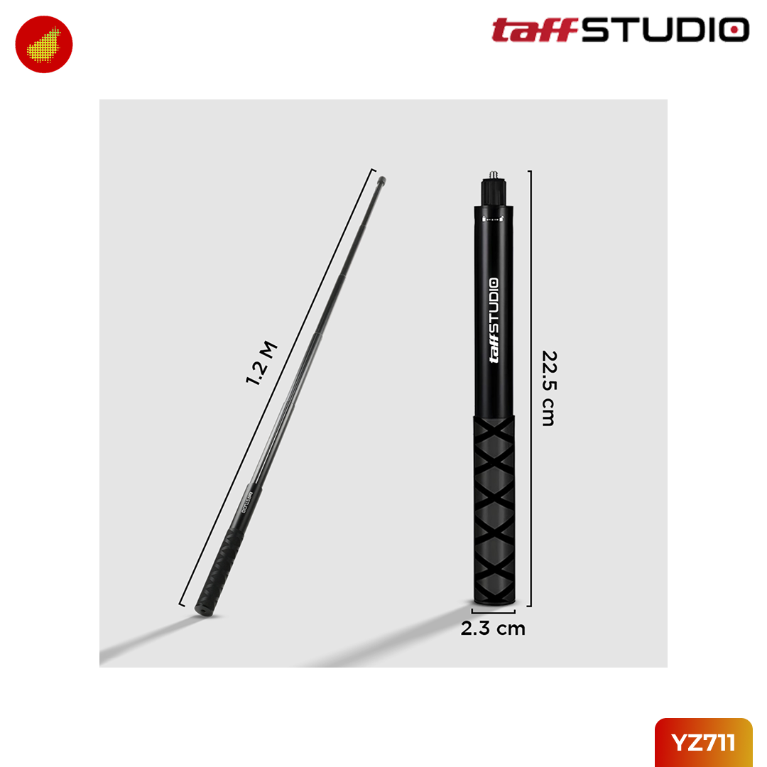 TaffSTUDIO Selfie Stick 1.2 Meter