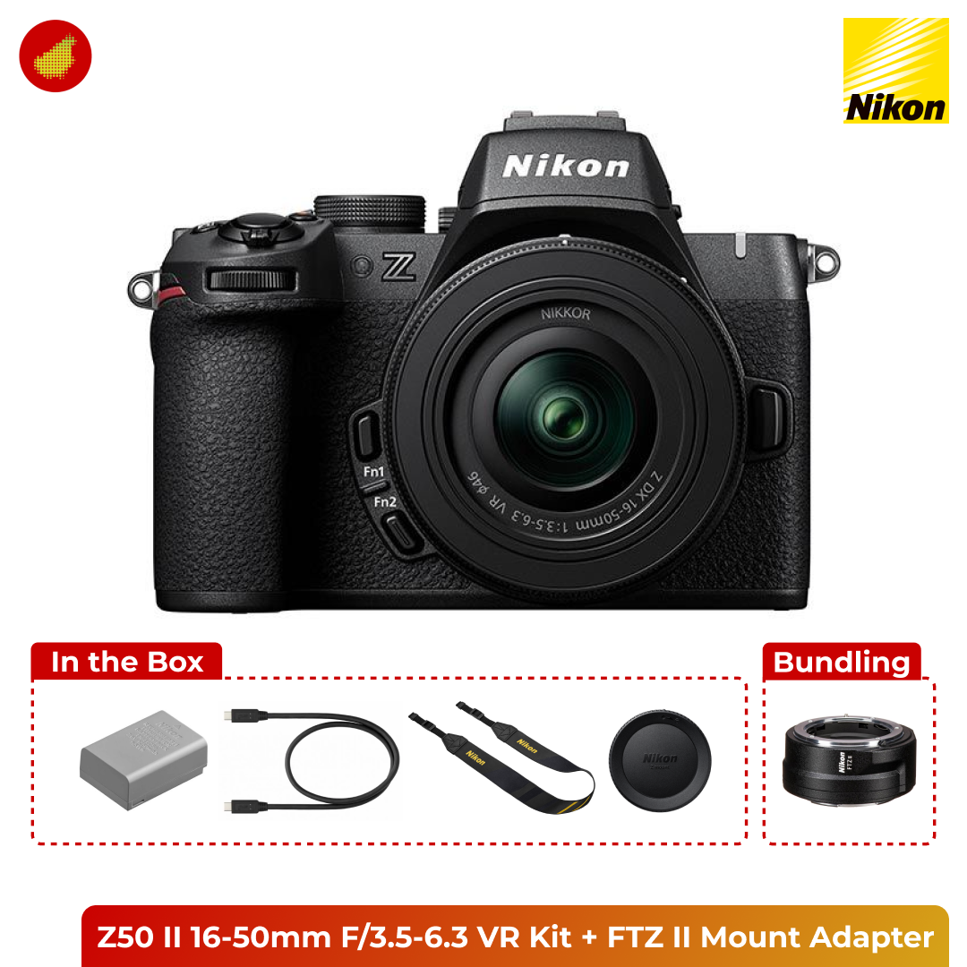 Nikon Z50 II 16-50mm F/3.5-6.3 VR Kit