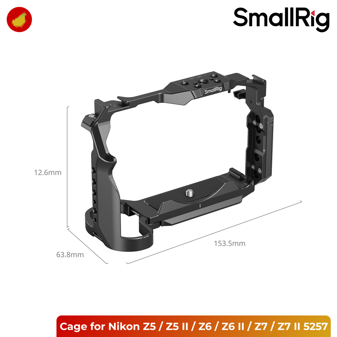 SmallRig Cage for Nikon Z5 / Z5 II / Z6 / Z6 II / Z7 / Z7 II - 5257